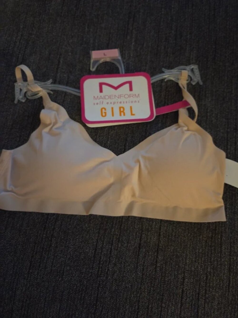 New with tags size large girl's bra